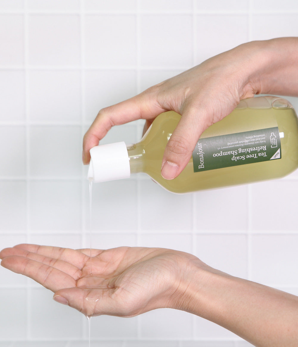 Shampoing rafraîchissant pour cuir chevelu à l'arbre à thé Bonajour 320 ml