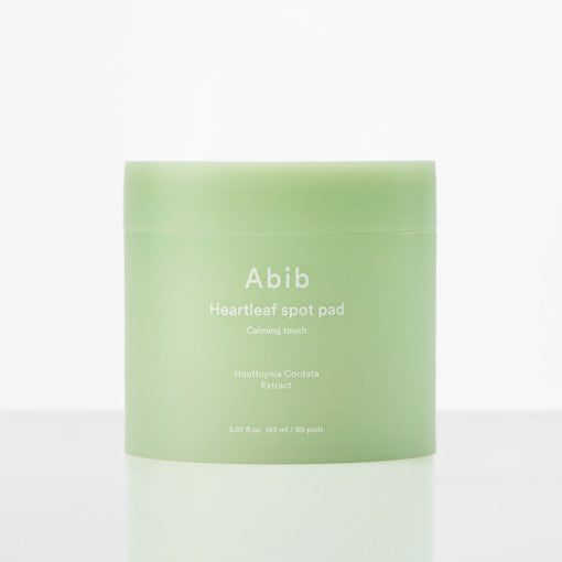 Tampon apaisant pour les taches Heartleaf d'Abib, 75 feuilles (120 ml)