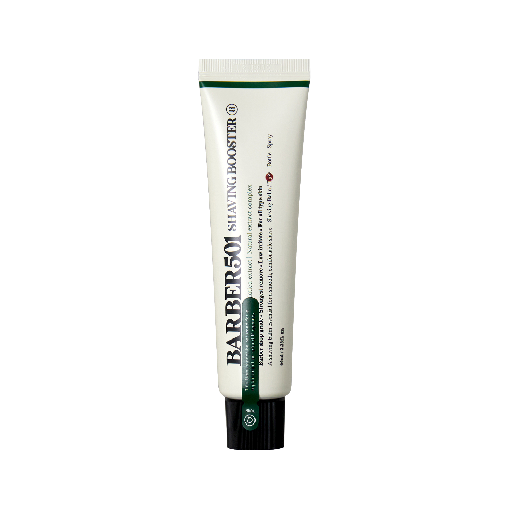 BARBER501 SHAVING BOOSTER Crème à raser 66 ml #CICA (VERT)