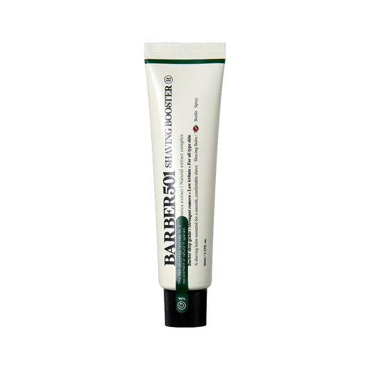 BARBER501 SHAVING BOOSTER Crème à raser 66 ml #CICA (VERT)