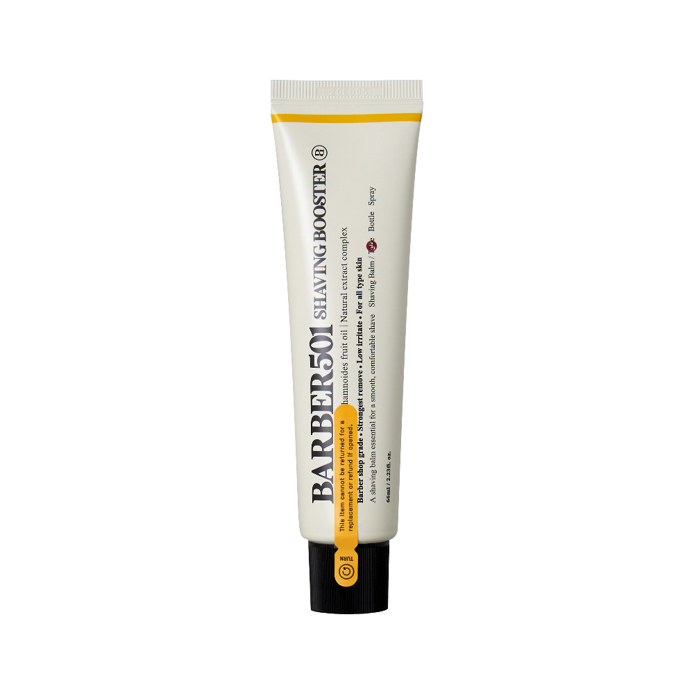 BARBER501 Shaving Booster Shaving Cream 66ml #Vita(Yellow)