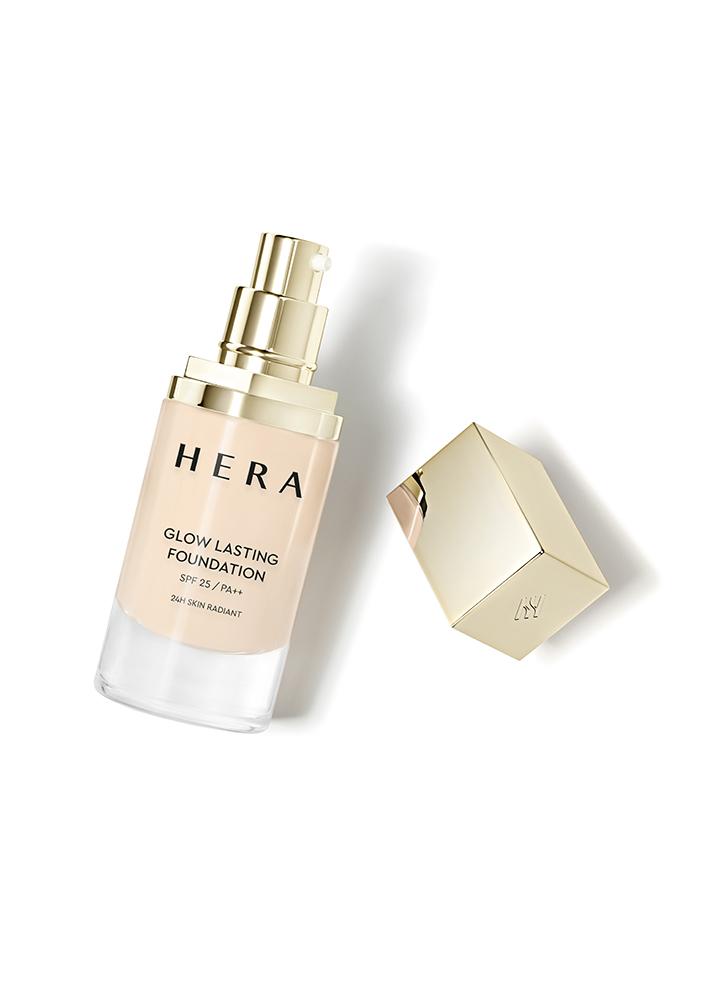 Fond de teint éclat longue tenue HERA SPF 25 / PA++ 35 ml (12 couleurs)