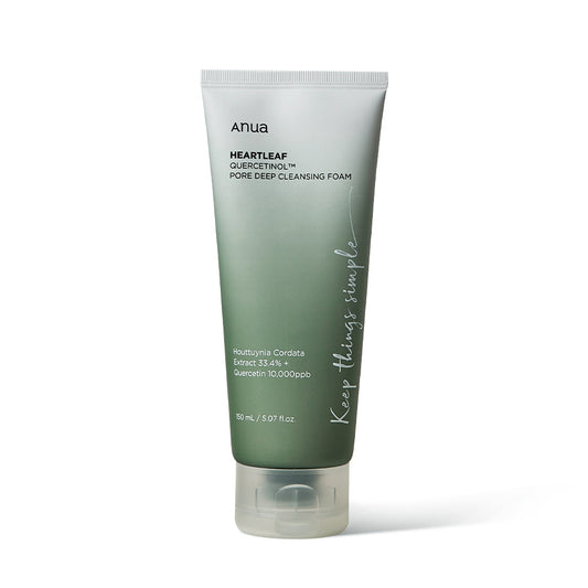 Mousse nettoyante en profondeur des pores au quercétinol Anua Heartleaf 150 ml