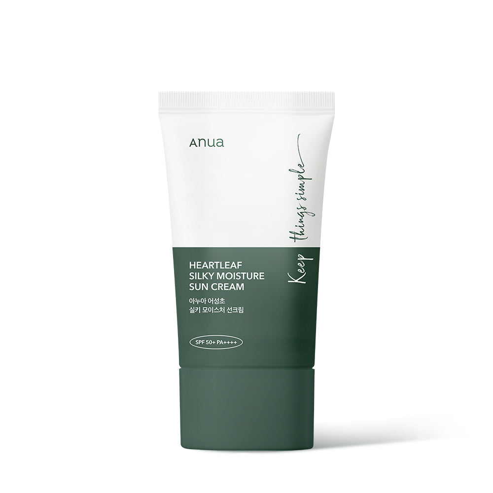 Crème solaire hydratante soyeuse Anua Heartleaf 50 ml