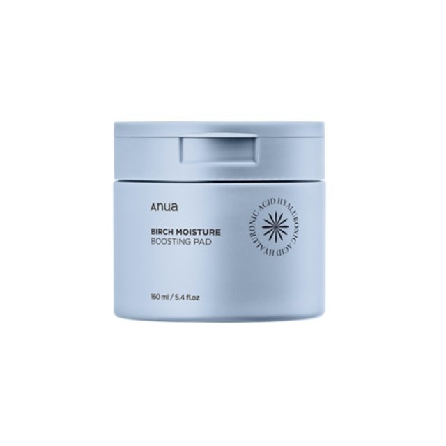 Coussinets hydratants au bouleau Anua 70 unités (160 ml)