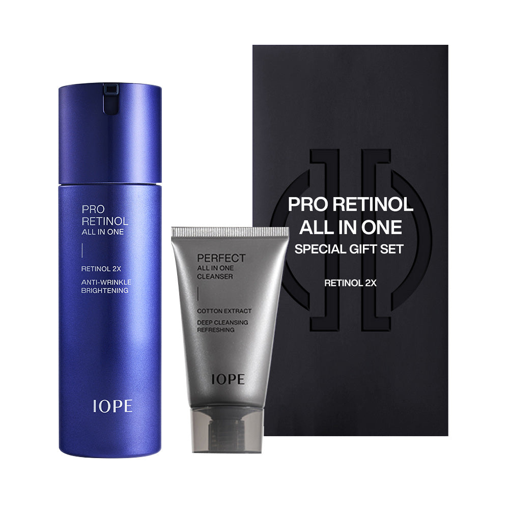 IOPE Men Pro Retinol All In One 120 ml + mousse nettoyante