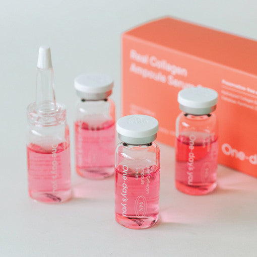 Coffret de sérums en ampoules de collagène Real Collagen de One-day's You, 10 ml x 4 unités