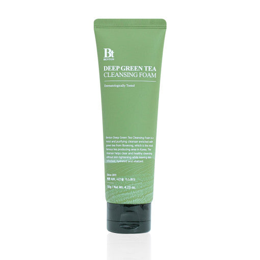 Mousse nettoyante au thé vert Benton Deep 120 g