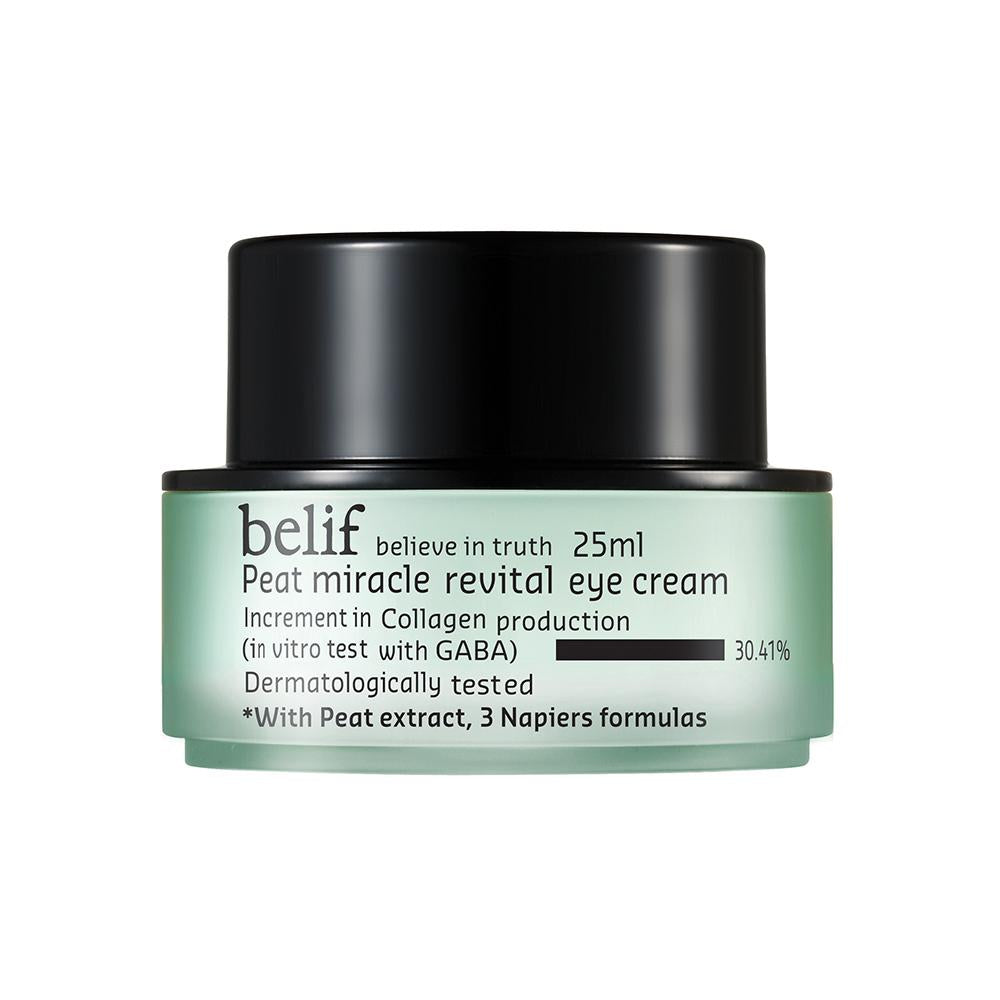 Crème contour des yeux revitalisante Peat Miracle de Belif, 25 ml