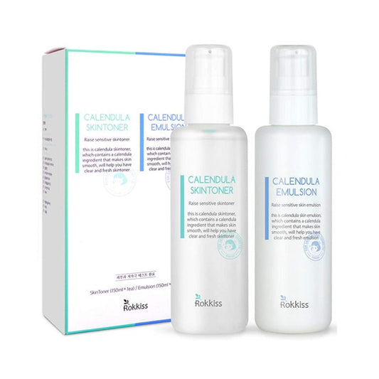 Rokkiss Calendula Skin Toner Emulsion SET 150ml +150ml Wrinkle Care