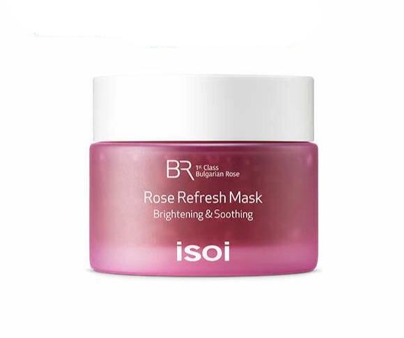 Masque rafraîchissant à la rose bulgare isoi 80g