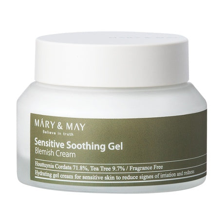 [MARY &amp; MAY] Gel-crème apaisant pour peaux sensibles 70 ml