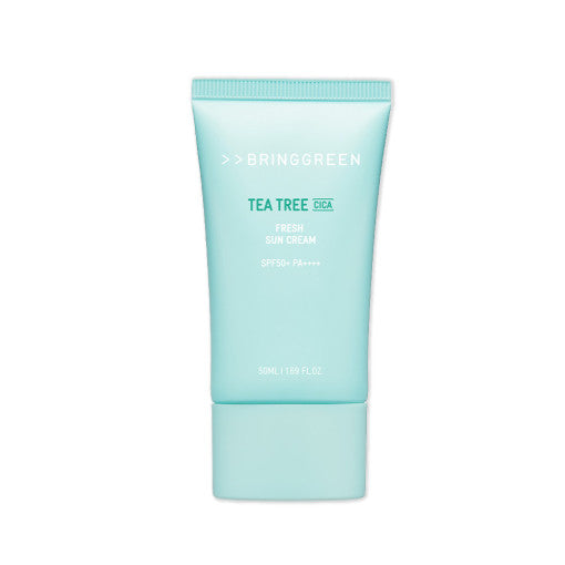 Crème solaire fraîche Tea Tree Cica de BRINGGREEN SPF50+ PA++++ 50 ml